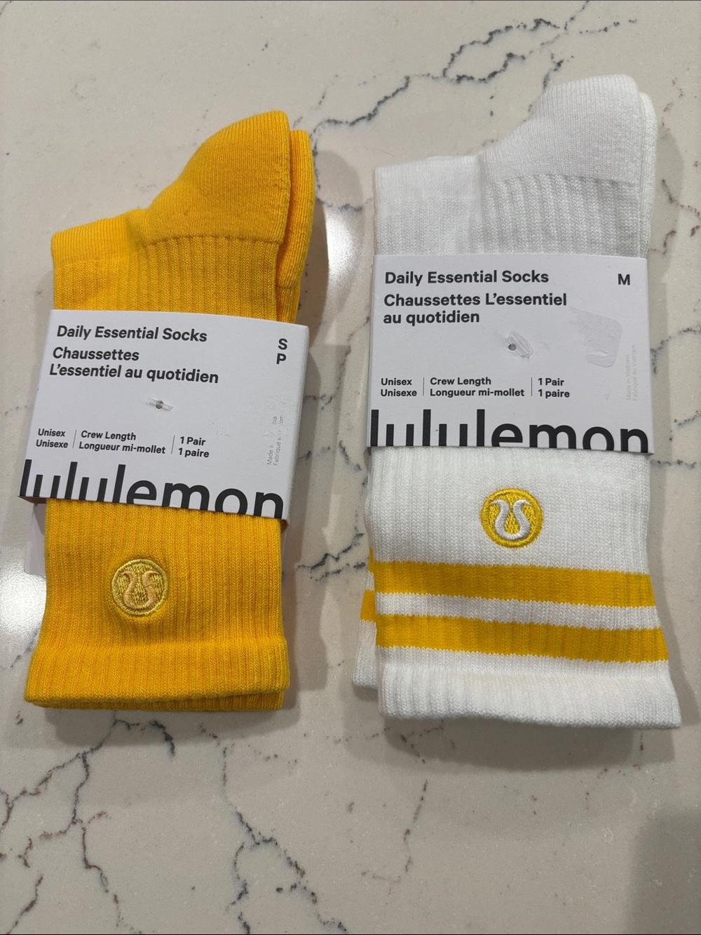 lululemon Daily Essential Crew Socks - Small OR Medium NWT